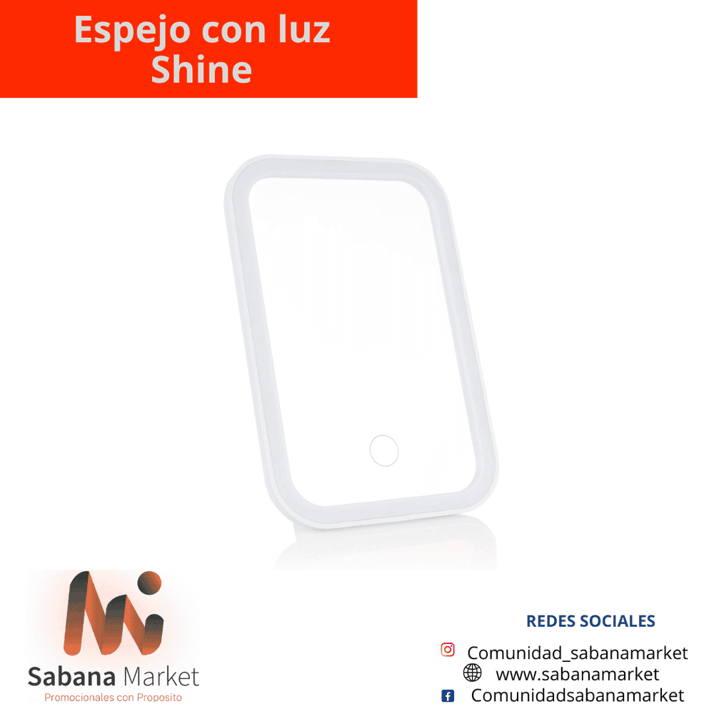 Espejo con luz Shine.