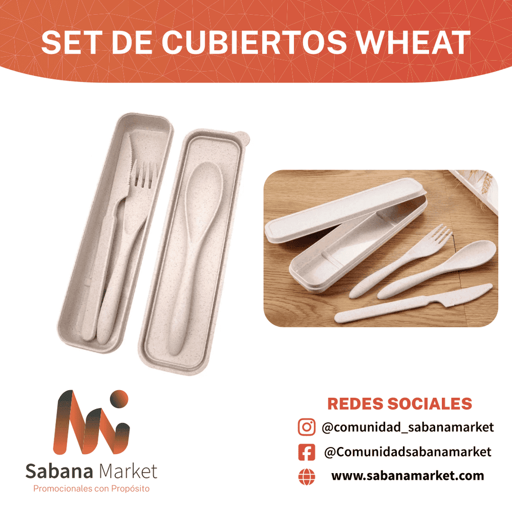 SET DE CUBIERTOS WHEAT
