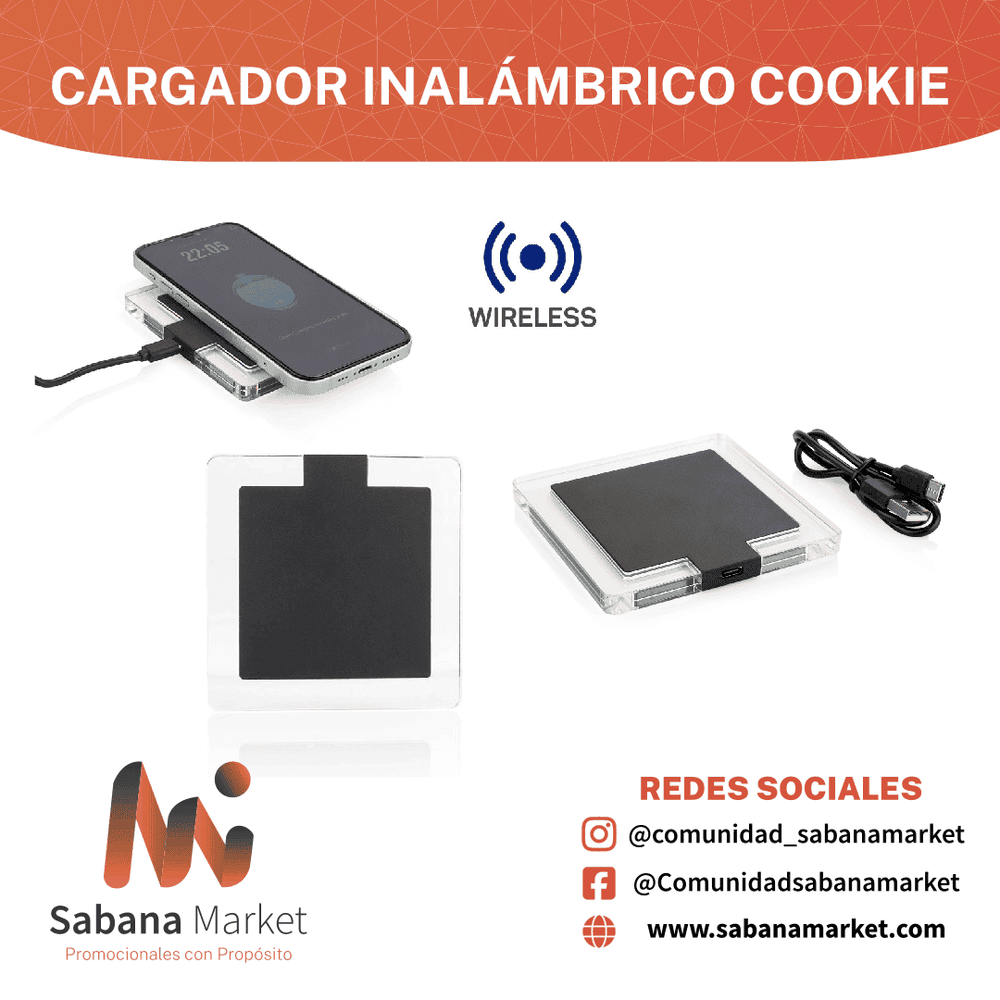 CARGADOR INALAMBRICO COOKIE